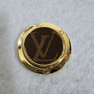 Brown Monogram Purse Holder Gold